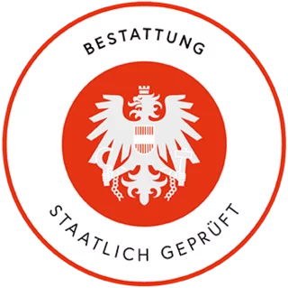 Siegel: Bestattung staatlich geprüft